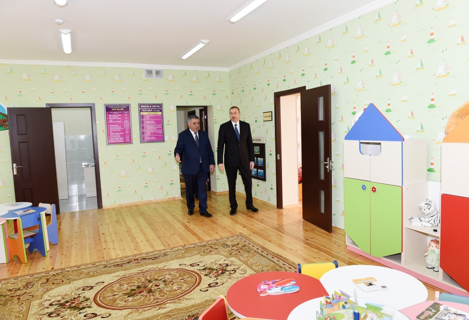 Une nouvelle école maternelle mise en service à Zagatala VIDEO