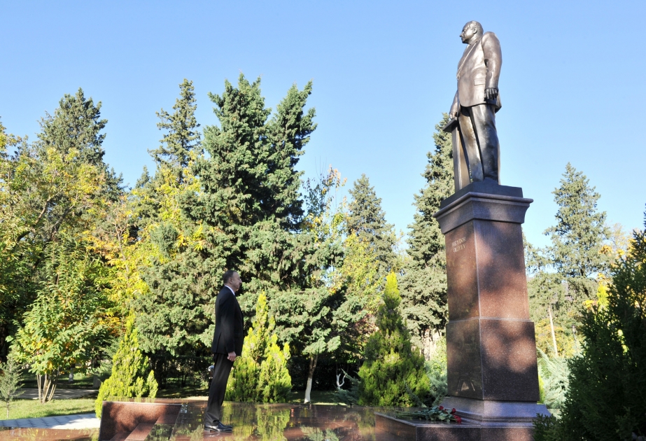 President Ilham Aliyev arrived in Zagatala district VIDEO