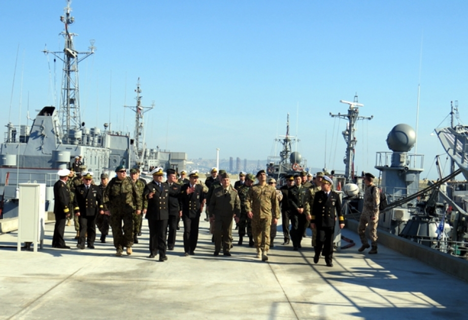 Military attaches of foreign countries visit Azerbaijani Naval Forces’ base