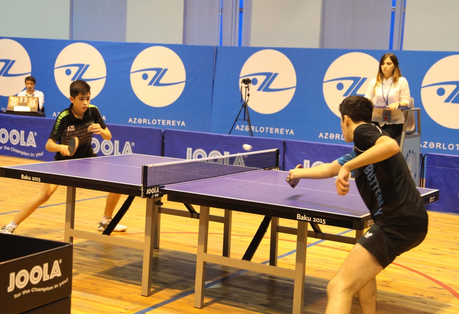 Stolüstü tennis üzrə Azərbaycan kuboku uğrunda yarışlar başa çatıb