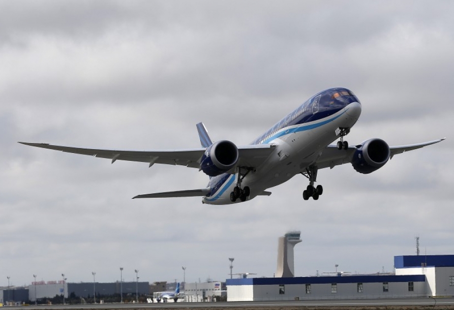 AZAL`s Boeing 787-8 carries out first flight from Baku to New York