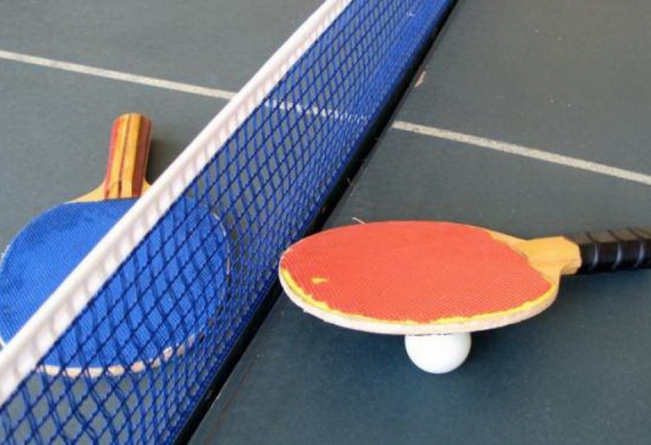 Konstitusiya Günü münasibətilə stolüstü tennis üzrə Azərbaycan birinciliyi keçirilir