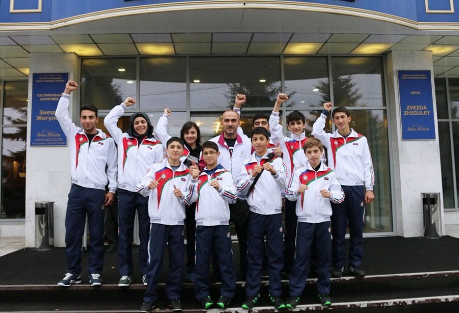 Azerbaijani taekwondo fighters claim two medals in Russia