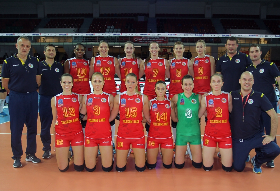 Bakının “Telekom” voleybol komandası İstanbulda "Fənərbağça"nın qonağı olub