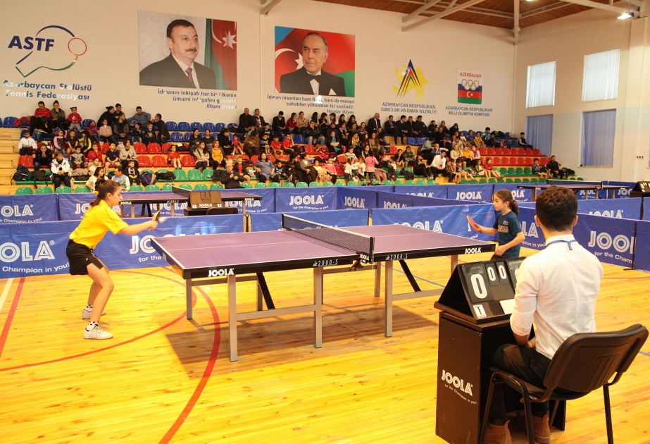 Konstitusiya Gününə həsr olunan stolüstü tennis birinciliyinə yekun vurulub
