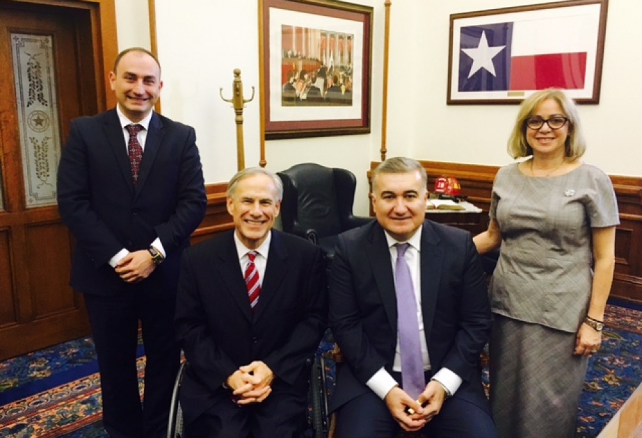 Texas ştatının qubernatoru: Azərbaycanla münasibətlərin genişləndirilməsinə hazıram