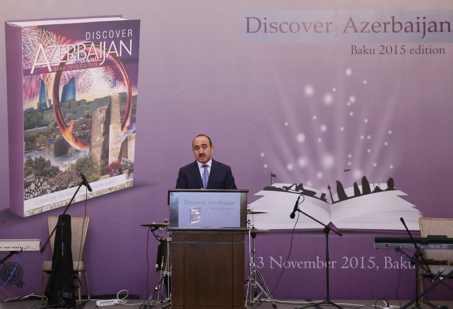 Präsentation des Buches „Entdecke Aserbaidschan: Baku 2015“ VIDEO