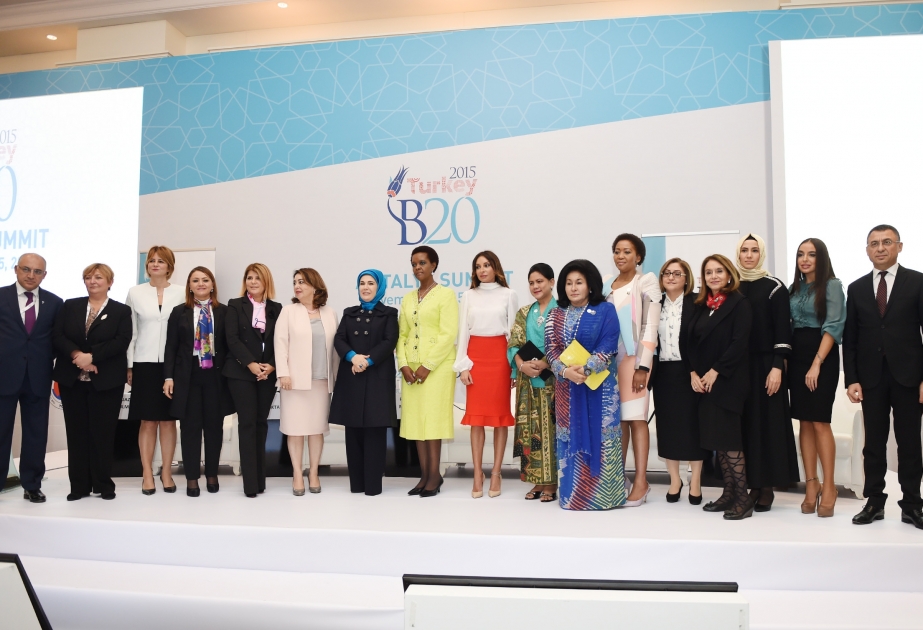 Azerbaijan’s First Lady attends Business 20-Women 20 joint panel at G20 Summit in Antalya