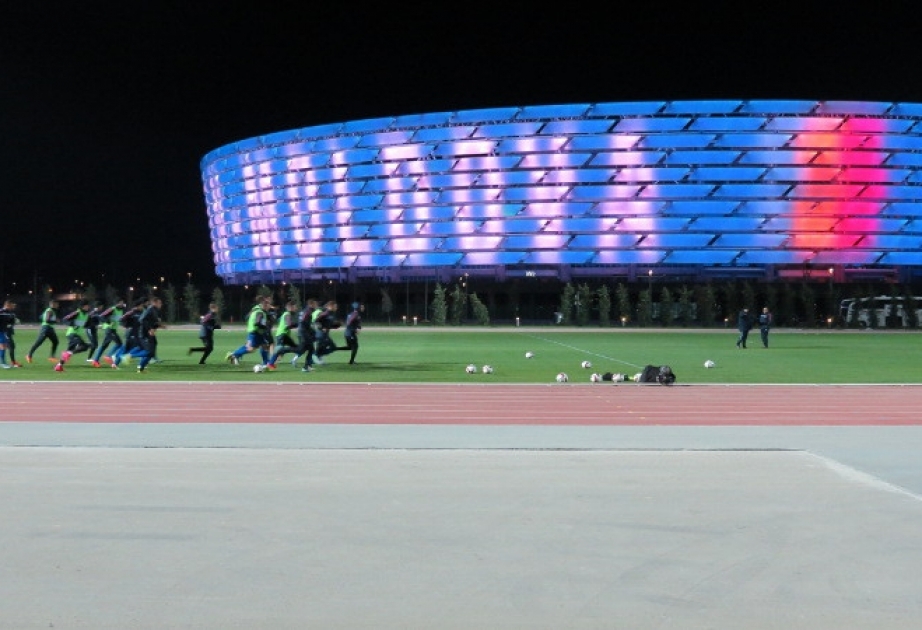 Moldovanın futbol yığması Bakıda ilk məşqini keçirib