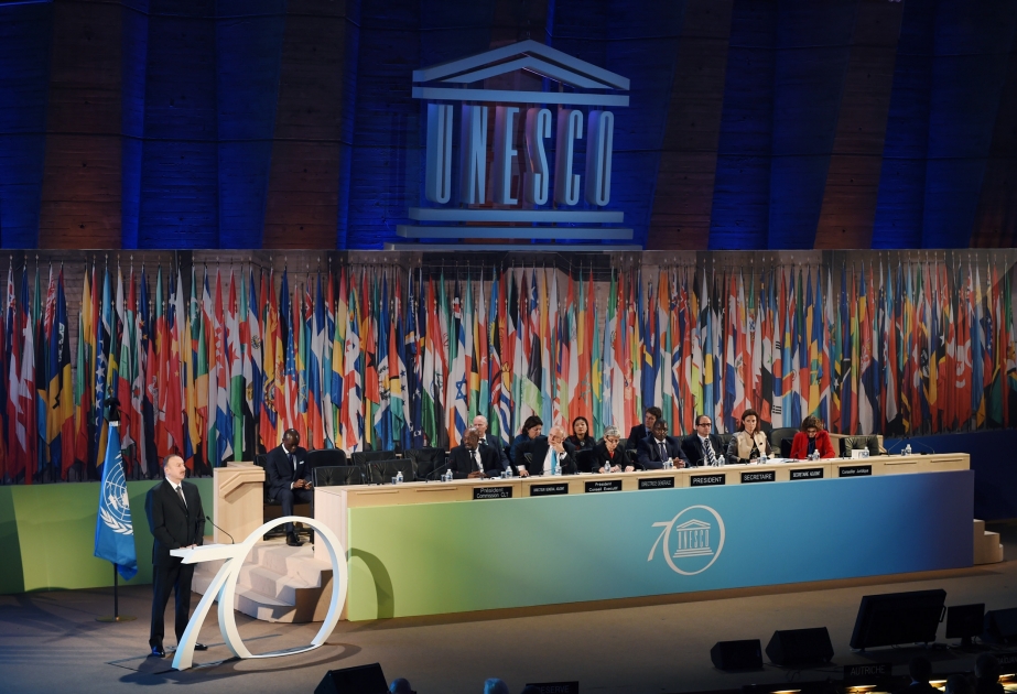 Teilnahme von Aserbaidschans Präsident Ilham Aliyev am Leaders Forum der 38. Sitzung des UNESCO-Generalkonferenz VIDEO