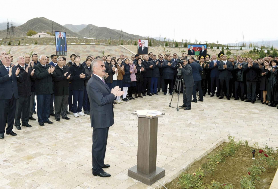 Şahbuz şəhərində Bayraq Meydanı istifadəyə verilib