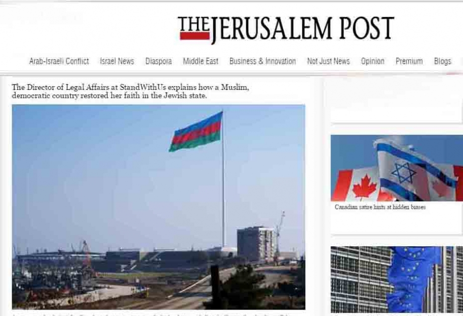 “The Jerusalem Post” tolerantlığın Azərbaycanın böyük sərvəti olduğunu yazır