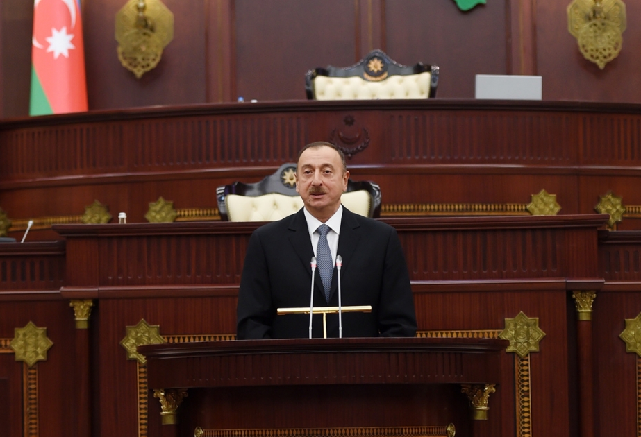 Prezident: İndi dünyada güc amili əsas rol oynayır və buna görə də biz daha güclü olmalıyıq