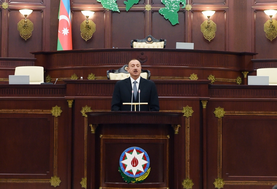 علييف: المجتمع الدولي بات على دراية بأن قراباغ الجبلية هي ارض أذربيجان التاريخية