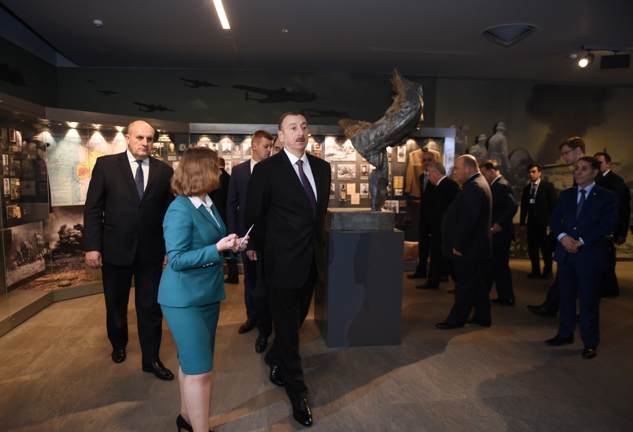 President Ilham Aliyev viewed the Belarusian State Museum of the Great Patriotic War History