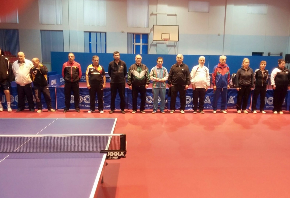 Veteranlar arasında stolüstü tennis üzrə Azərbaycan çempionatına yekun vurulub
