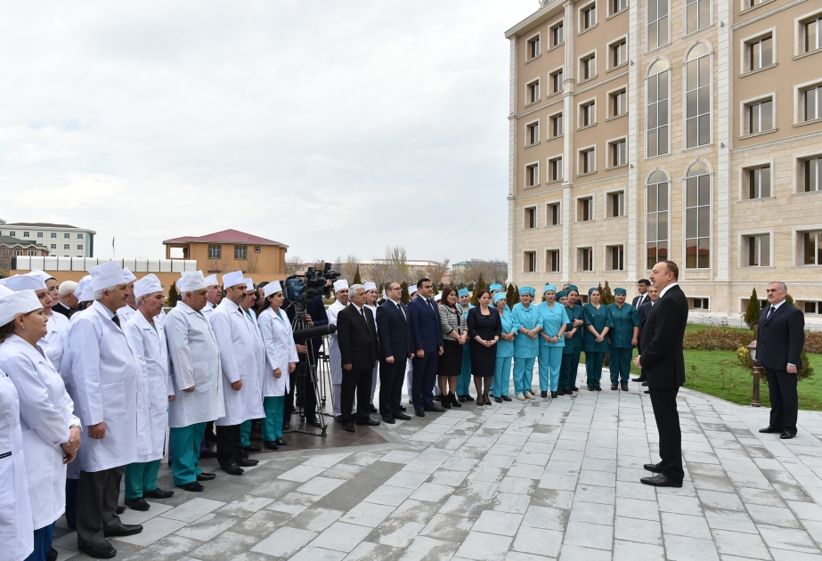 Le président Ilham Aliyev a inauguré l’Hôpital de la République autonome du Nakhitchevan VIDEO