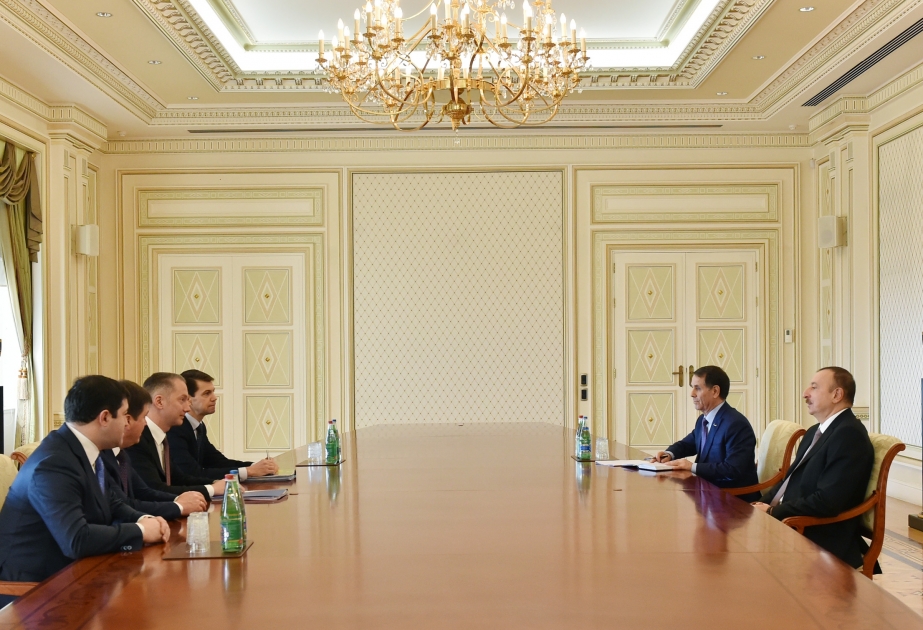 President Ilham Aliyev received a delegation led by the head of the Presidential Administration of Ukraine VIDEO