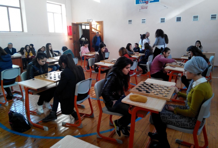 XII Respublika Spartakiadasında dama üzrə qaliblər müəyyənləşib