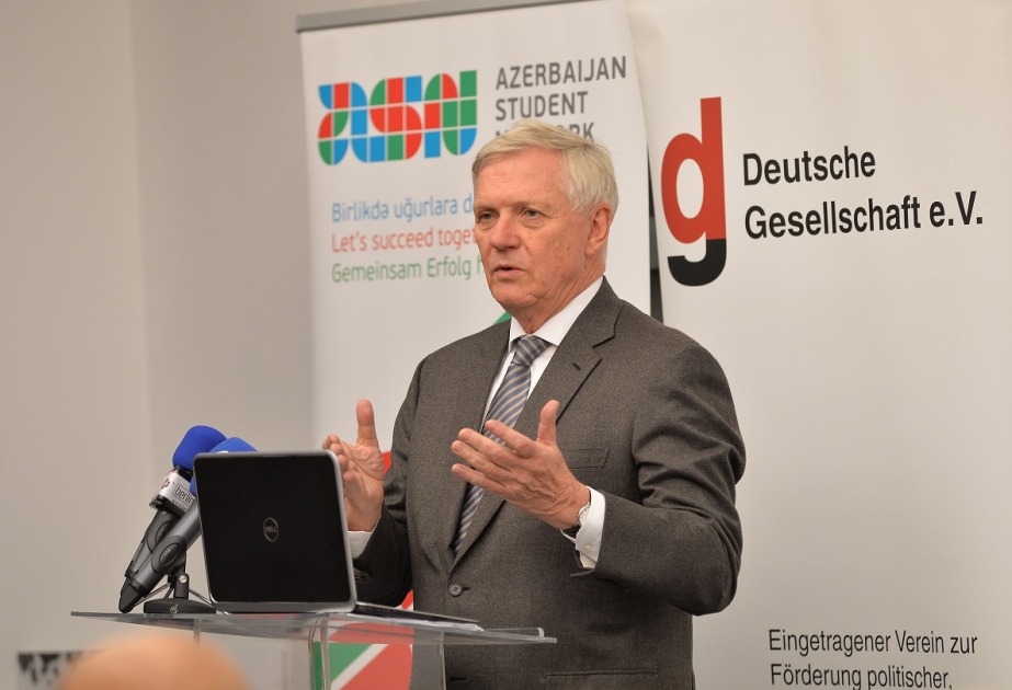 Hanns-Eberhard Schleyer: Aserbaidschan ist ein wichtiger Partner für Deutschland