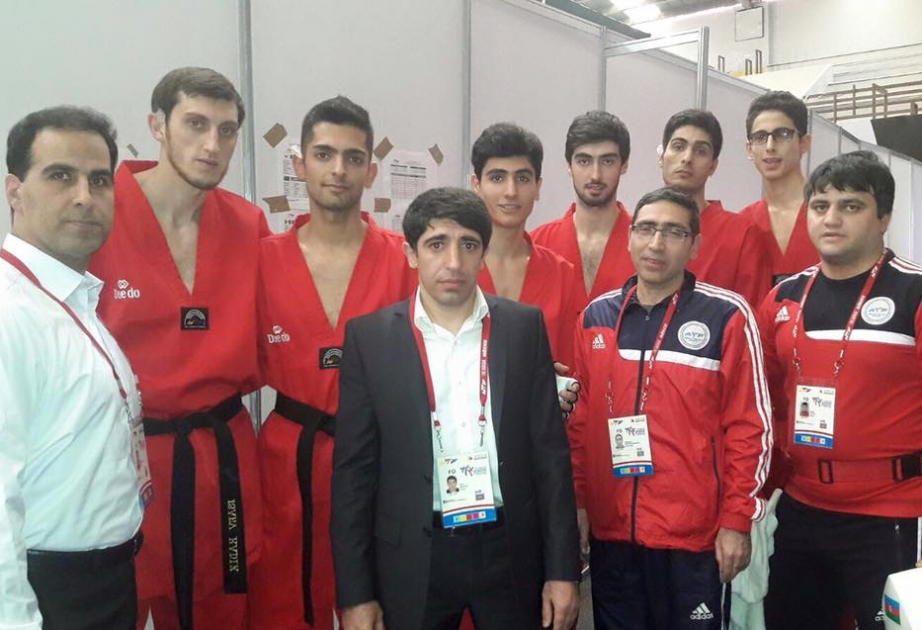 Азербайджанские таэквондисты одолели узбекских и бельгийских спортсменов в борьбе за Кубок мира
