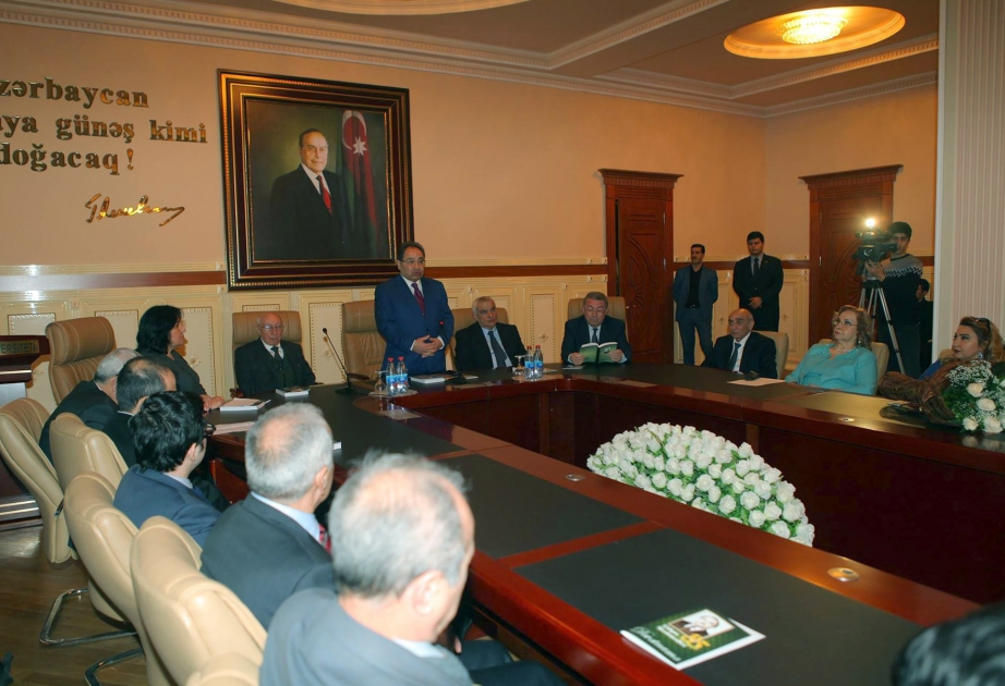 BDU-da professor Yəhya Məmmədovun 85 illik yubileyi qeyd olunub