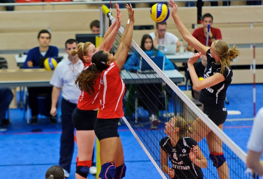 “Gənclik” voleybol klubu Gürcüstanın “Tbilisi” komandasına qalib gəlib