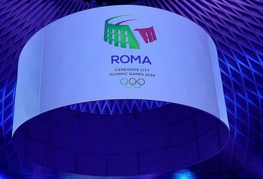 Colosseum features in logo of Rome bid for 2024 Olympics