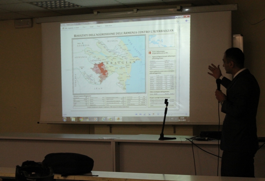 Italian students informed about Nagorno-Karabakh conflict