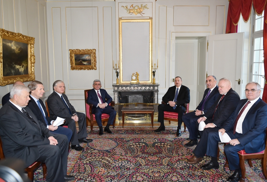 لقاء بين رئيسي أذربيجان وأرمينيا في برن