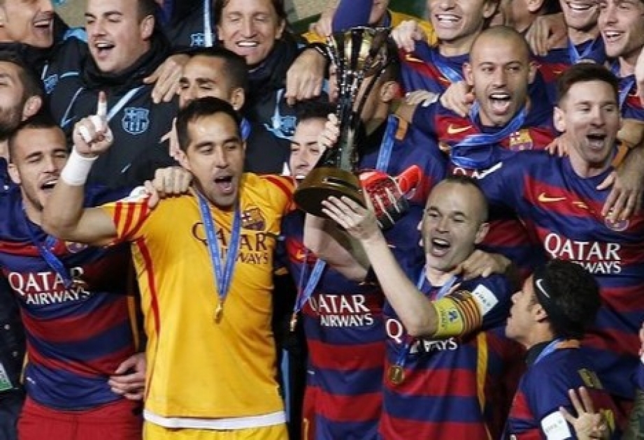 “Barselona” futbol komandası klublararası dünya çempionatının üçqat qalibi olub