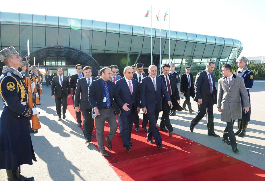 Le président afghan termine sa visite officielle en Azerbaïdjan
