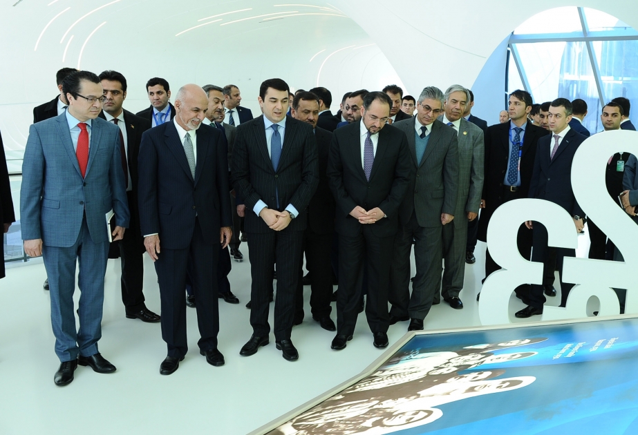 President of Afghanistan visits Heydar Aliyev Centre