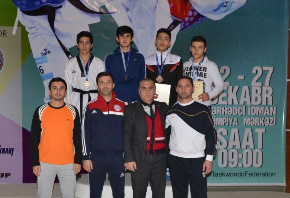 Gənc taekvondoçular arasında respublika birinciliyinin ilk günündə altı idmançı birinci yeri tutub
