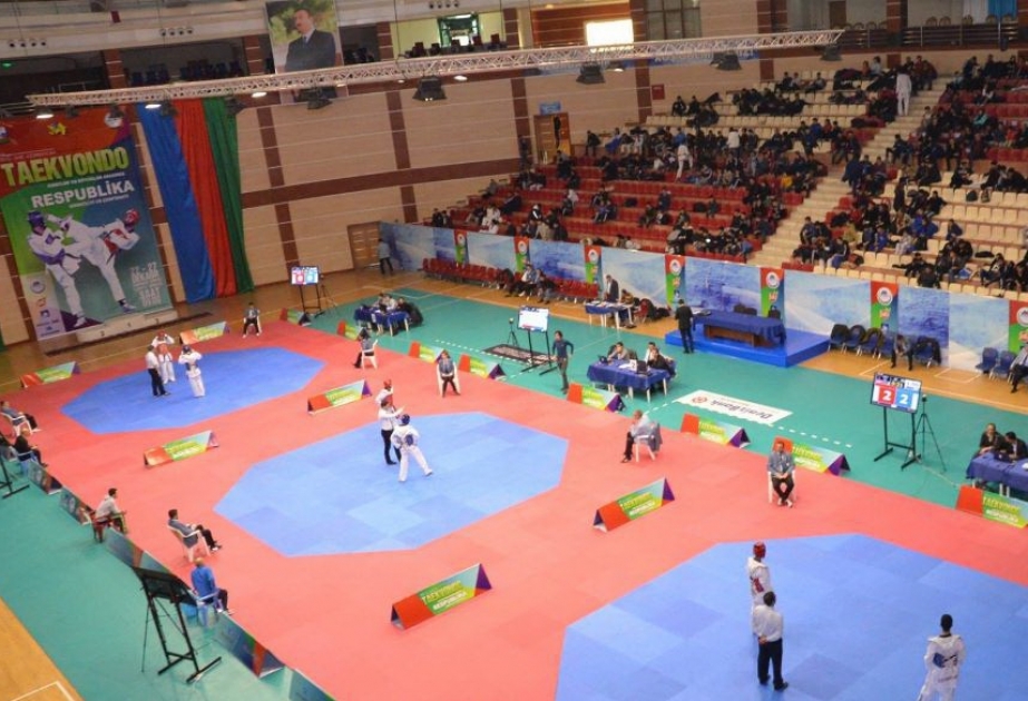Gənclər arasında taekvondo üzrə respublika birinciliyinin ikinci günündə yeddi idmançı qalib olub