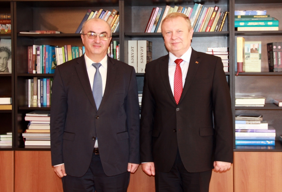Ambassador of Belarus visits Baku Slavic University