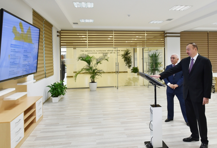 Le Président Ilham Aliyev a inauguré un certain nombre de sous-stations électriques dans l’arrondissement de Khazar VIDEO