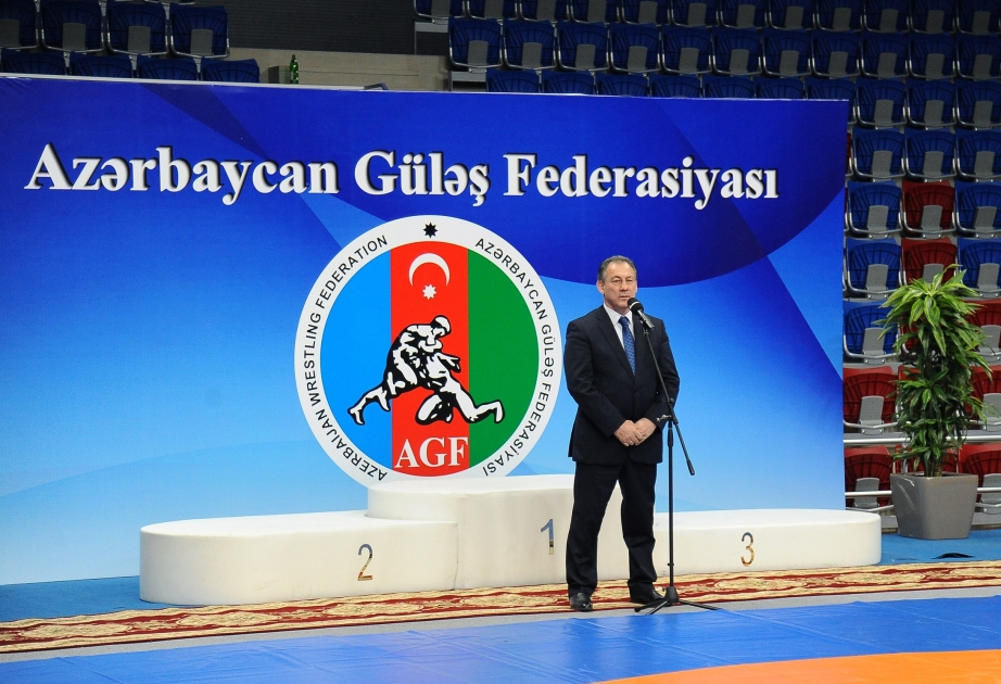 Böyüklər arasında güləş üzrə Azərbaycan çempionatının açılış mərasimi olub