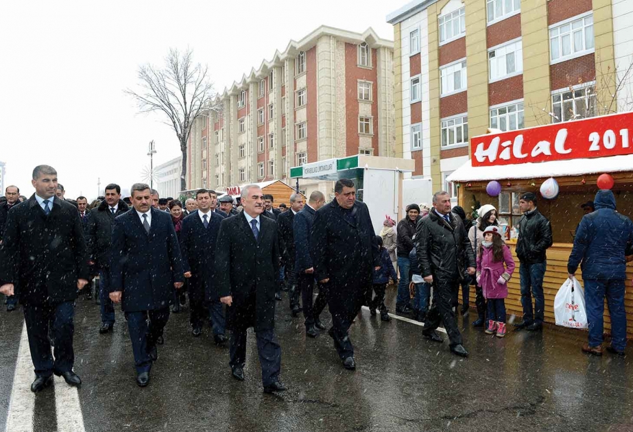 Yeni ilin gəlişi münasibətilə Naxçıvanda bayram şənlikləri keçirilib
