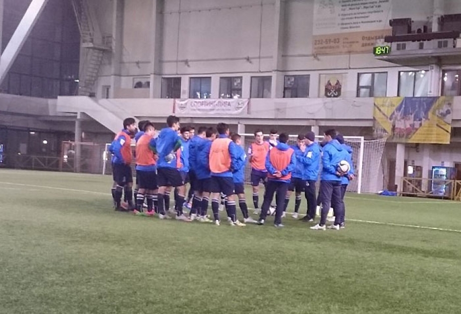 Azərbaycanın U-17 yığması Sankt-Peterburqda ilk məşqinə çıxıb