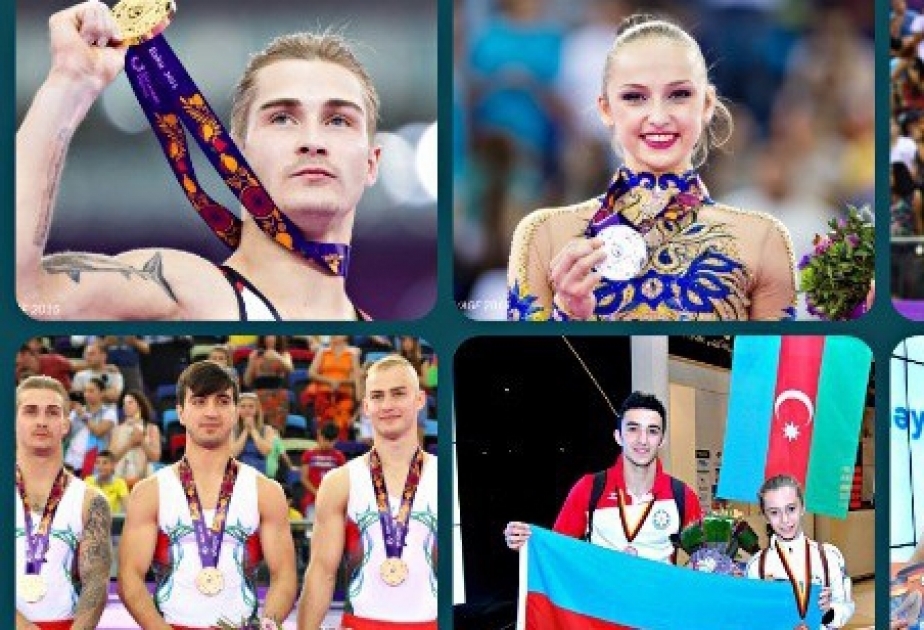 Azərbaycan gimnastları 2015-ci ildə rekord miqdarda medal qazanıblar