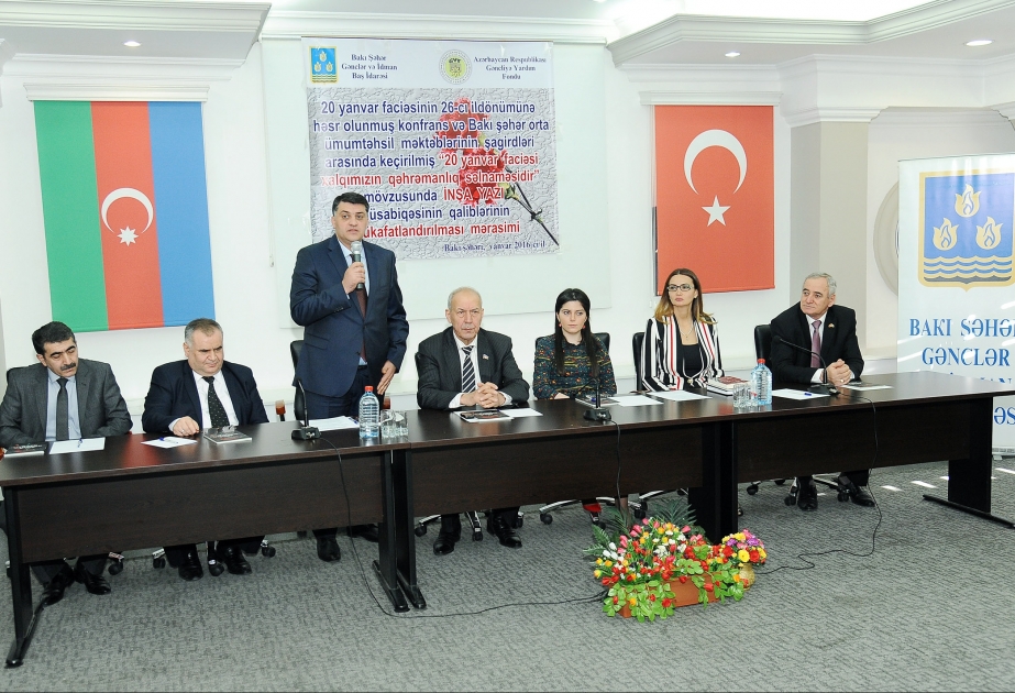 Bakıda 20 Yanvar faciəsi ilə bağlı inşa yazı müsabiqəsi keçirilib
