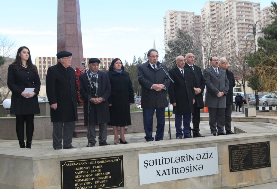 BDU-da 20 Yanvar şəhidlərinin xatirəsi anılıb