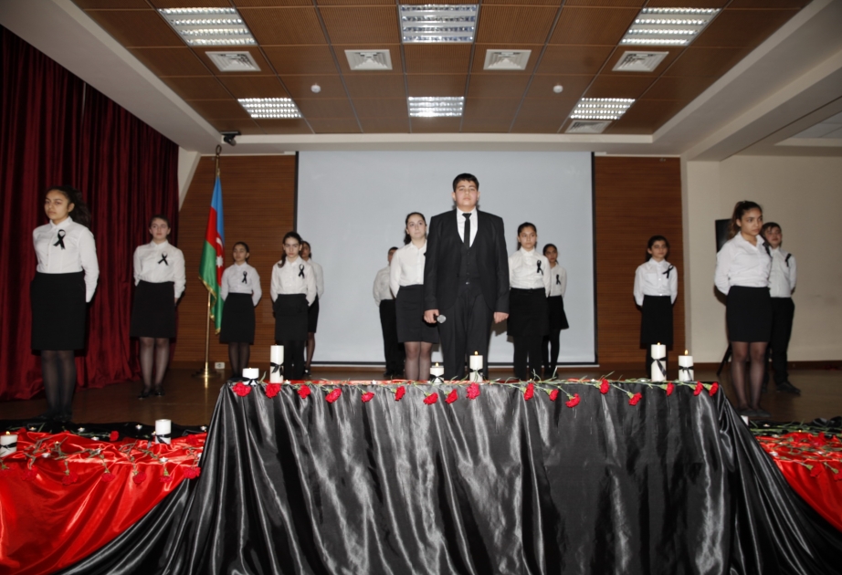 Təhsil Kompleksində 20 Yanvara həsr olunmuş ədəbi-bədii kompozisiya