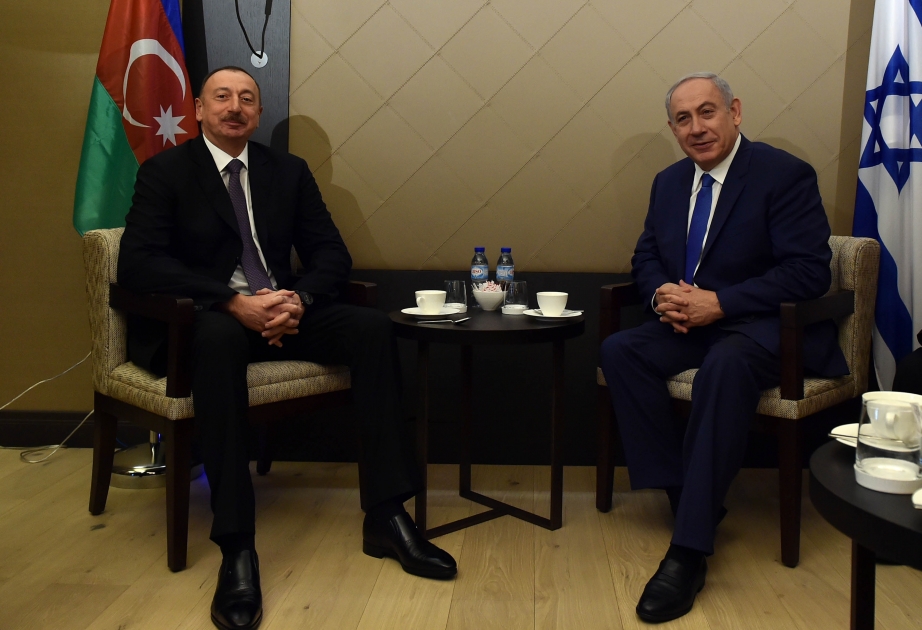 Davos : Entretien entre le président Ilham Aliyev et le Premier ministre israélien VIDEO