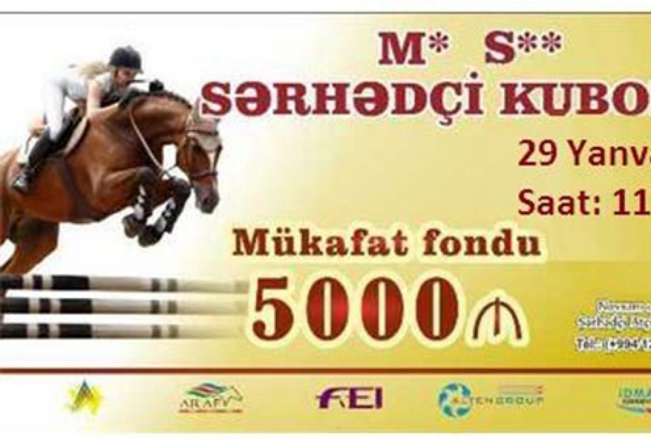 Atçılığın konkur növü üzrə M*-S** kateqoriyalı yarış keçiriləcək