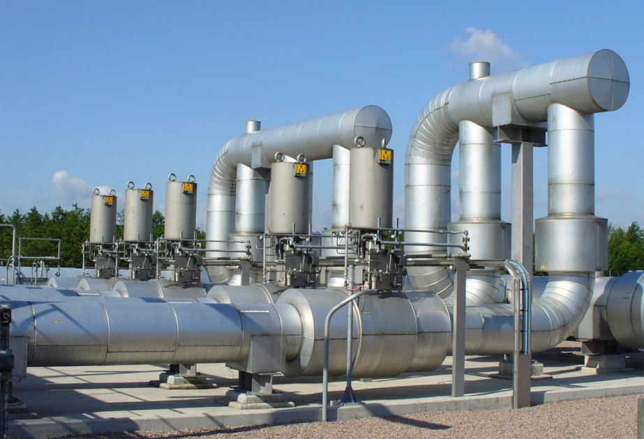 نقل 21.2 مليار متر مكعب من الغاز بخط أنابيب الغاز الرئيسية في أذربيجان خلال عام 2015