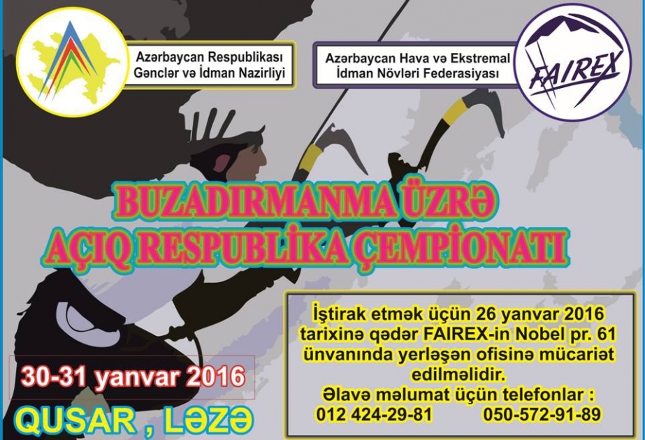 Buzadırmanma üzrə respublika çempionatı keçiriləcək