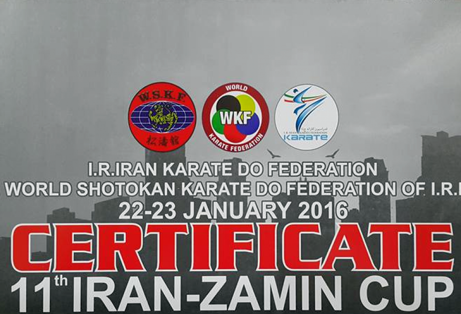 Azerbaijani karate fighters win 13 medals in Iran