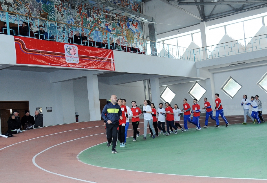 “Olimpiya hərəkatı” proqramı çərçivəsində atletika üzrə təlim-məşq təşkil olunub VİDEO